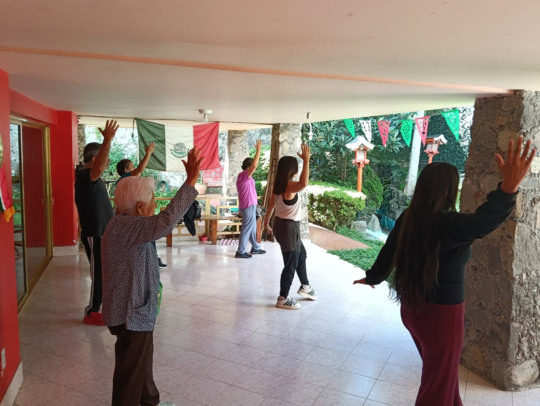 Clase grupal de Tai Chi y Chi Kung