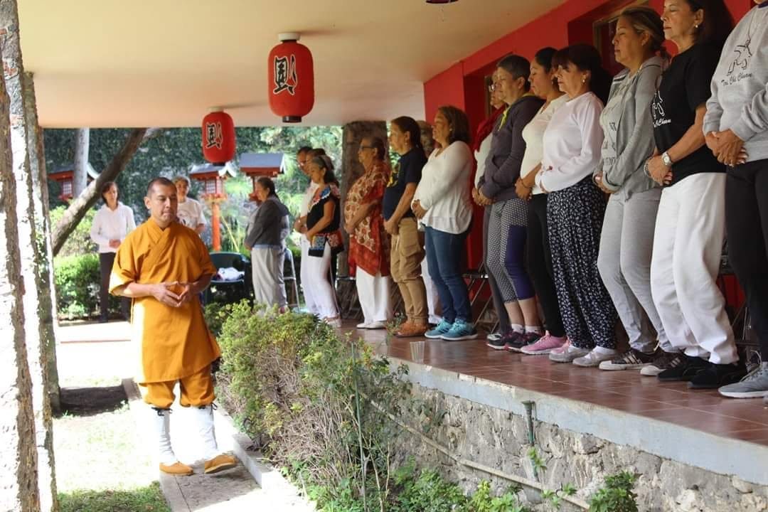 Grupo Dharma Kung Fu en ceremonia